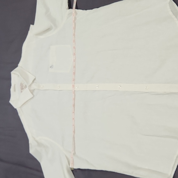 Original Penguin White LS Button-Up (Linen) - 2XL - Like New - Picture 3 of 4